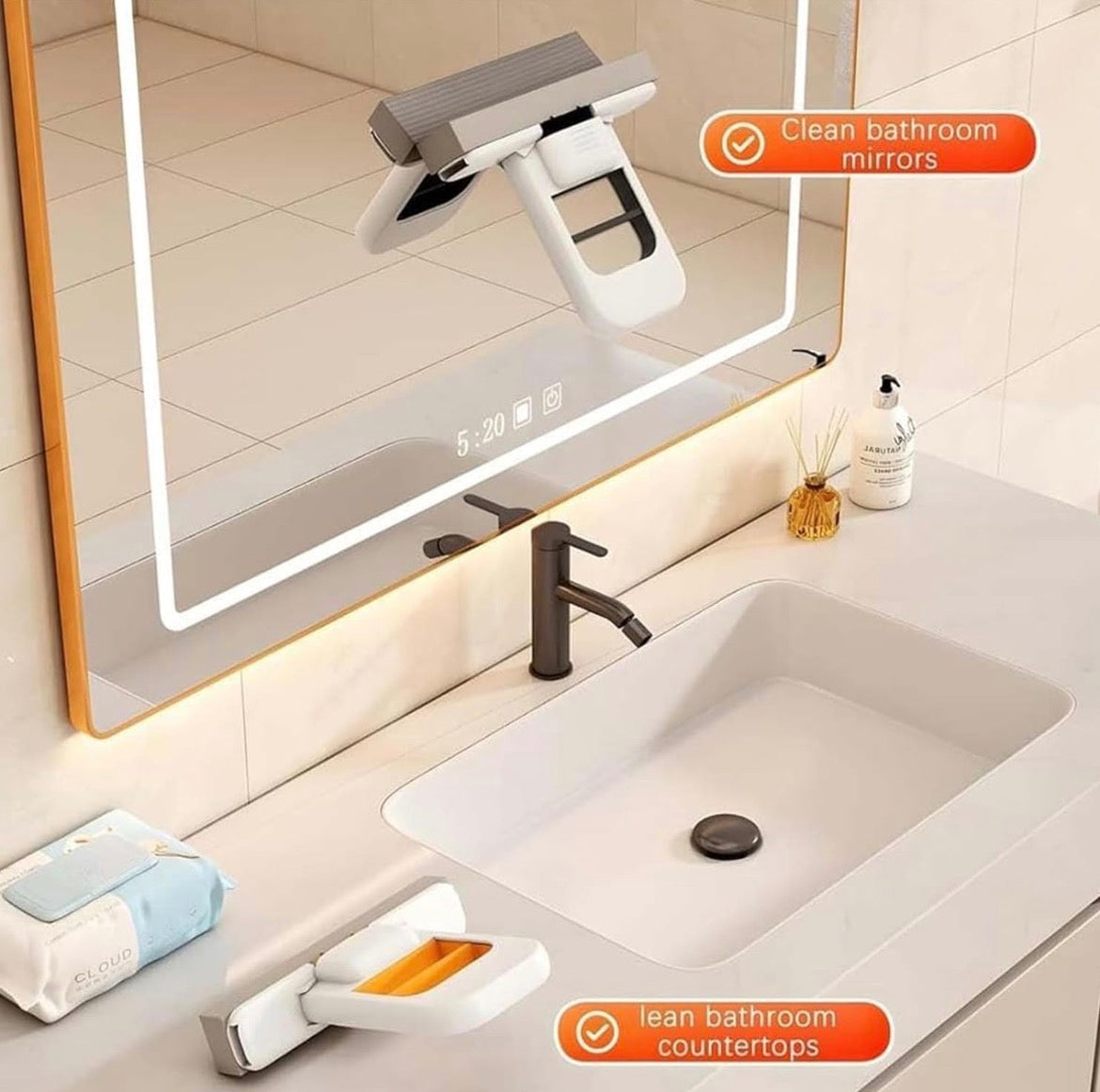 Mini Foldable Desktop Mop