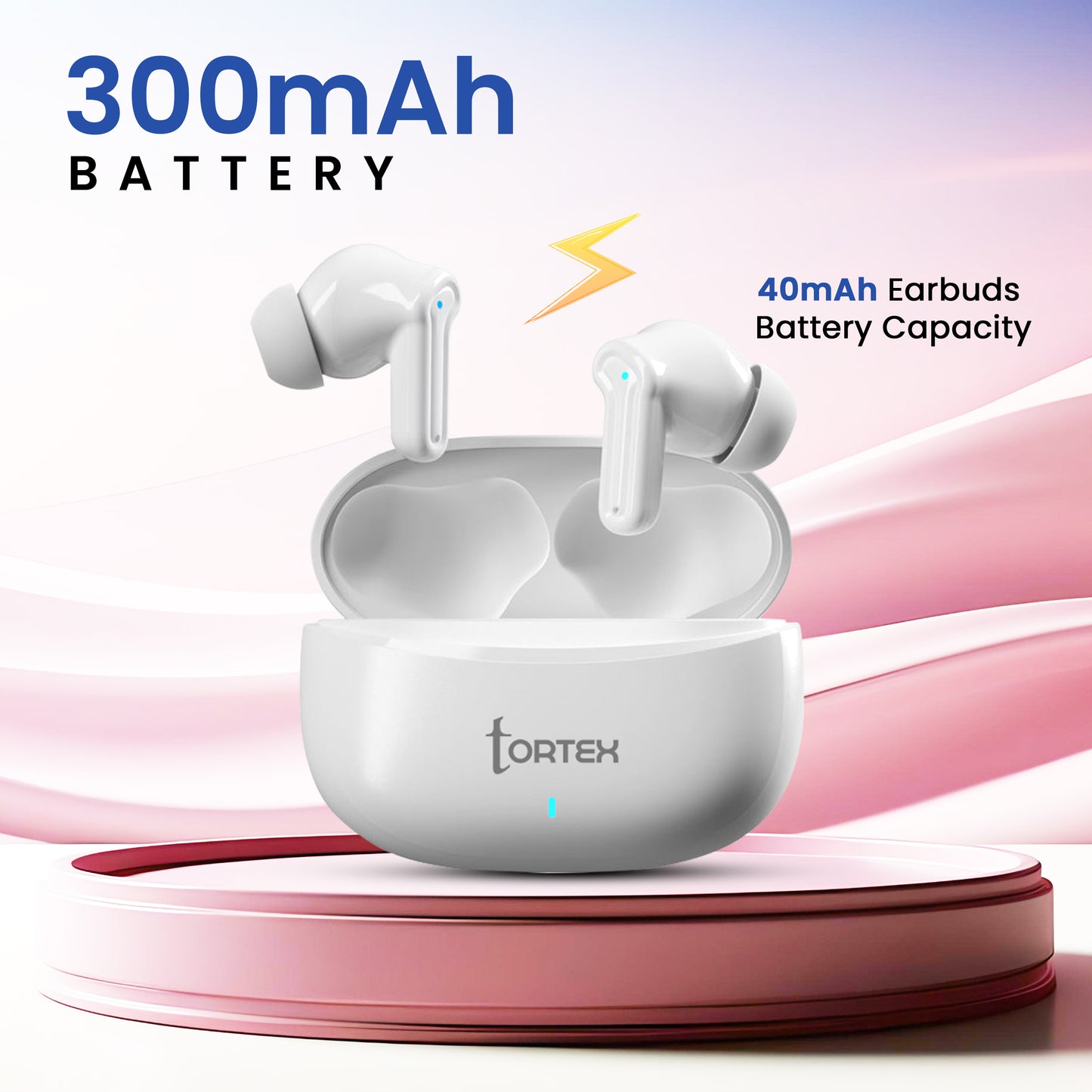 Tortex Lume TWS Earbuds White